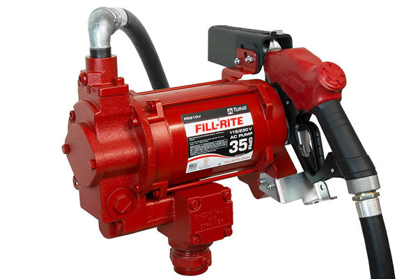 Imagen de  FILL-RITE FR310VB 115 / 230V BOMBA DE TRANSFERENCIA DE COMBUSTIBLE DE 35 GPM CON MANGUERA DE DESCARGA, BOQUILLA AUTOMÁTICA