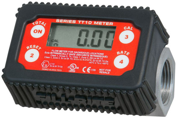 Imagen de FILL-RITE TT10AN - MEDIDOR DIGITAL EN LÍNEA DE COMBUSTIBLE DE TURBINA. 2-35 GALONES POR MINUTO