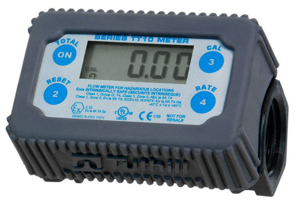 Imagen de FILL-RITE MEDIDORES DE TURBINA DIGITAL EN LÍNEA (TT10 SERIES), GRIS/AZUL