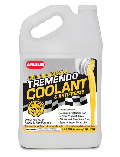 Picture of 50% GOLD EXTENDED-LIFE TREMENDO COOLANT (PK/4)